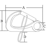 Marine Town Nautica Moschettone Inox 316 0508366