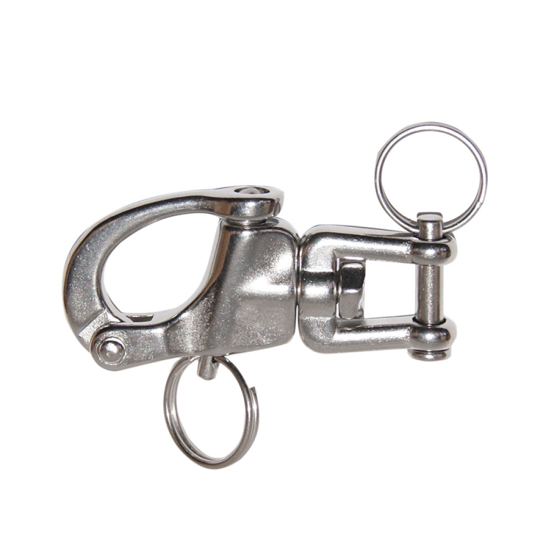 FNI Spinnaker Karabinerhaken mit Schäkel 70mm S0352-A0070