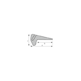 FNI Musone Di Prua Inox mm 380 03464201