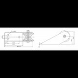 FNI Musone Di Prua Inox mm 223 HF10-011S