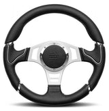 Momo Lenkrad Millenium Sport Schwarz/Silber 350 mm