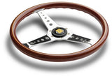 Momo Volante California Wood zebrano/cromato 360 mm