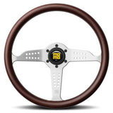 Momo Steering Wheel Gran Prix Zebrano/Silver 350 mm