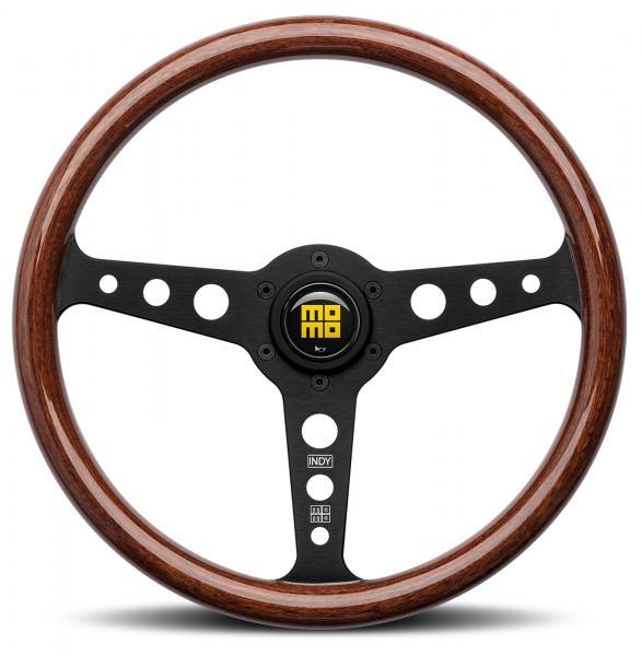 MOMO Volante Indy Heritage Zebrano/Nero 350 mm