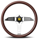 Momo Super Gran Prix steering wheel zebrano/chrome 350 mm