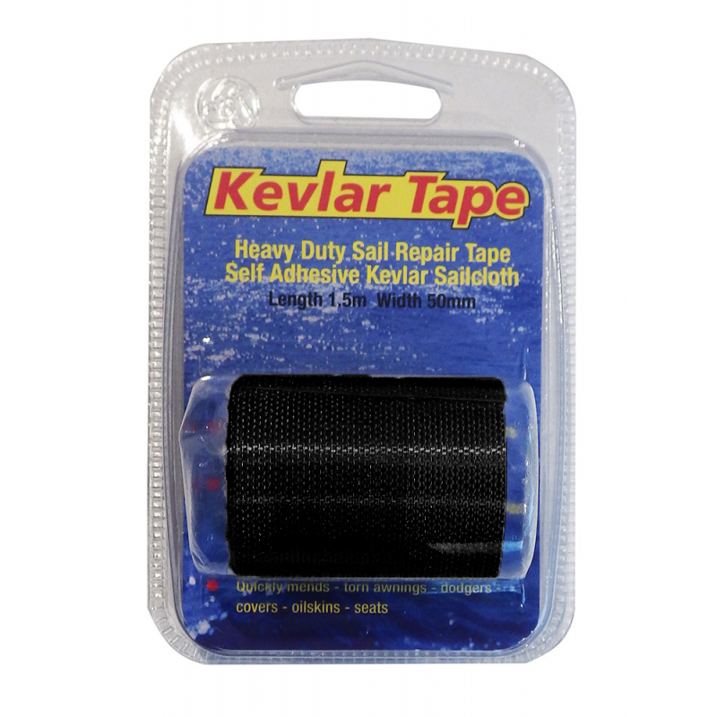 CC Marine Schwarzes Kevlar-Band für Segelreparaturen SCHWARZES KEVLAR-BAND