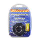 Cinta de silicona Rubbaweld CC Marine para reparación de velas NEGRA