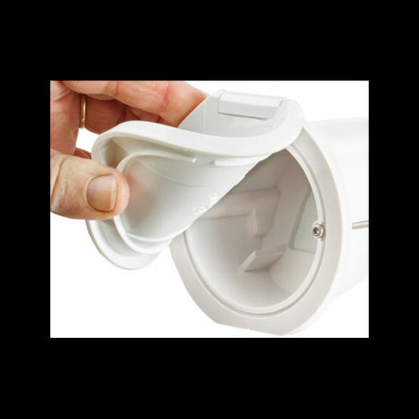 Plastimo Weiße Runde Nische für Duschkopf 69155