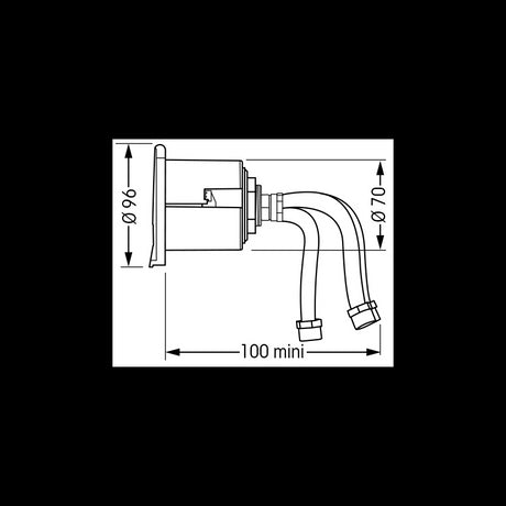 Plastimo Nicchia Quadrata Bianca con Miscela 67205
