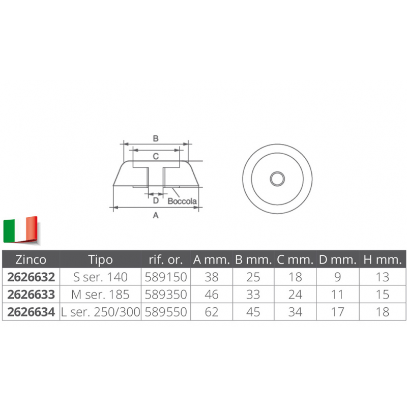Tecnoseal Ogiva Lewmar 140S 01080