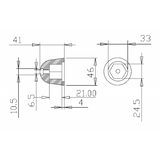 Enrico Polipodio Ogiva Zink Seitenkraftstoff OG034B