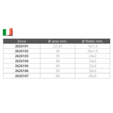 Enrico Polipodio Ogiva Asse Diametro mm 22-25 00410