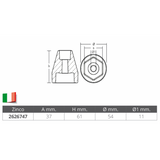 Tecnoseal Ogiva Per Elica Yanmar 01392-1