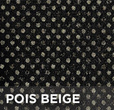 Cora Manufacturing Coprisedili anteriori Espresso Sport tg. grande tess. cotone stampato pois beige