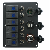 FNI Pannello Elettrico 6 Interruttori HF60-106BV 1SWITCH ON-ON