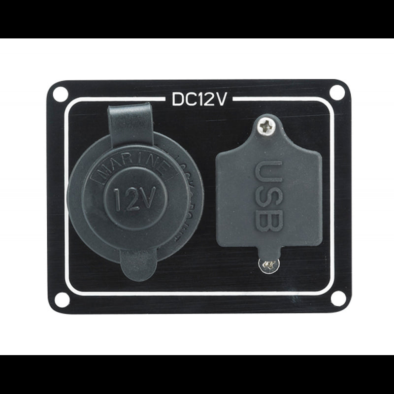 AAA-Panel mit Steckdose 70063-BK