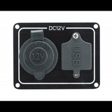 AAA-Panel mit Steckdose 70063-BK