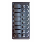 Panel AAA de 7 interruptores con USB 10087-BKU