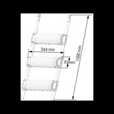 Parabordo Articolato 100x26x7 cm 66347 Plastimo