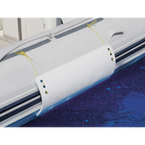 Guardabarros de nervadura blanca 350x800x12 mm 55796 Plastimo