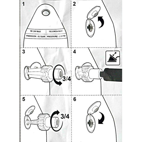 Plastimo Rib Fender Black Diameter Cm 12X48 66428