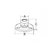 Marine Town Nautica Edelstahl-Umlenkrolle 316 mm 22 9303825