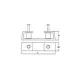 Pasacables enrollable FNI mm 205X40X50H 03451508