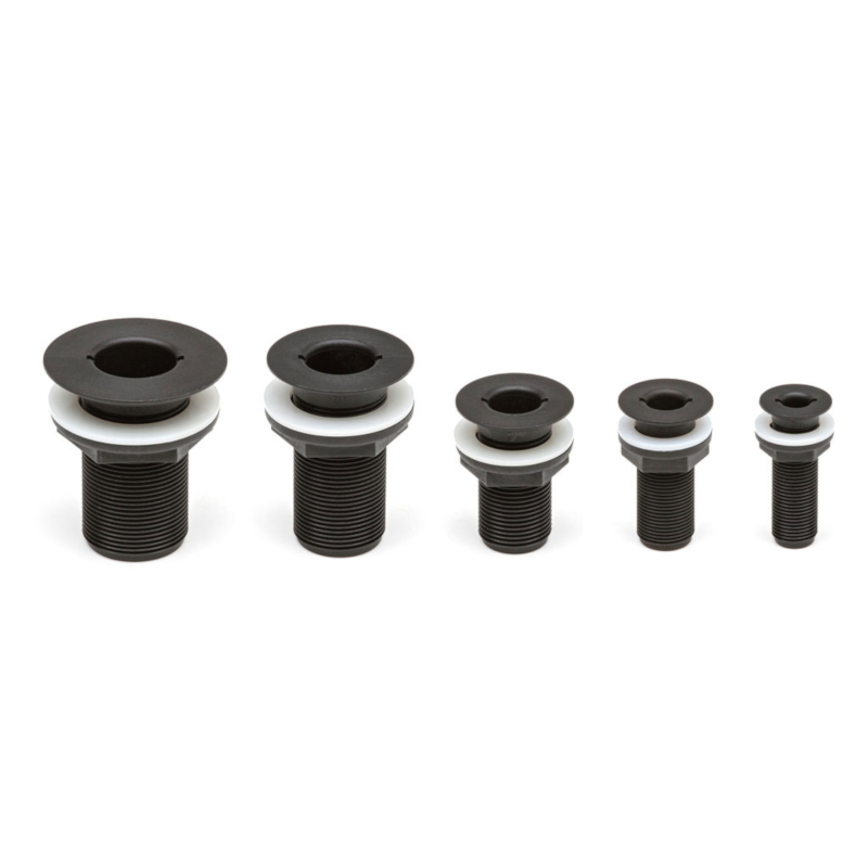Trudesign Einbau-Durchführungsrohr 1/2 Zoll Schwarz TRU90676