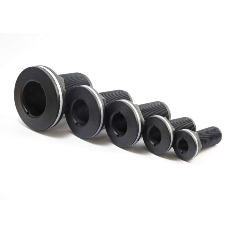 Trudesign Schwarze Borddurchführung 1/2 Zoll Gewinde TRU90424