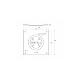 Barka Stützplan mm 220X220 00100
