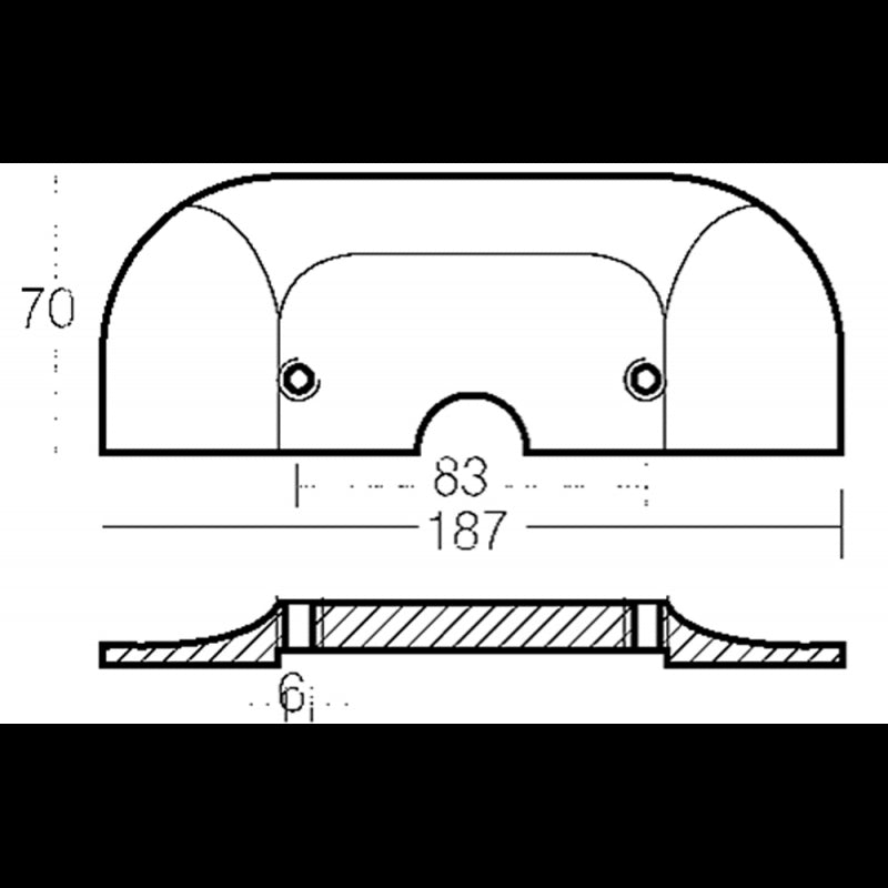 Enrico Polipodio Alpha One-Alpha Ii Gen Zin 00814 Platte Mercury – Mercruiser Anoden