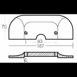Enrico Polipodio Alpha One-Alpha Ii Gen Zin 00814 Platte Mercury – Mercruiser Anoden