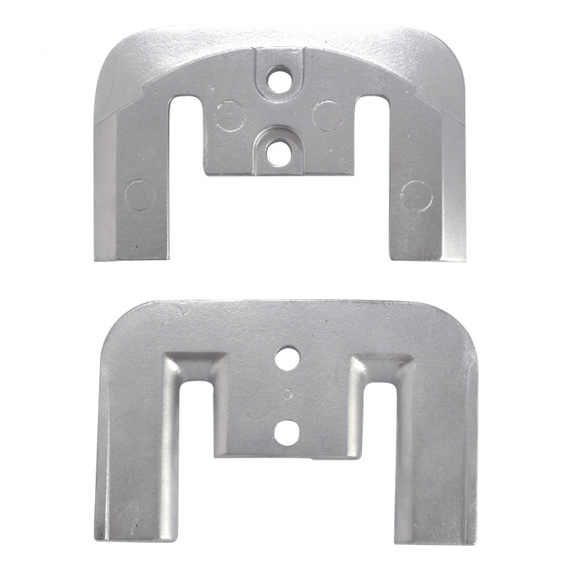 Enrico Polipodio Piastra Bravo I-Ii-Iii In Zinco 00815 Anodi Mercury - Mercruiser