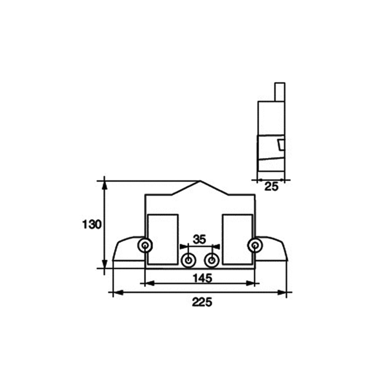 Tecnoseal-Platte für Sterndrive 01157