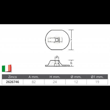 Tecnoseal-Platte Yanmar Engines 01391-1