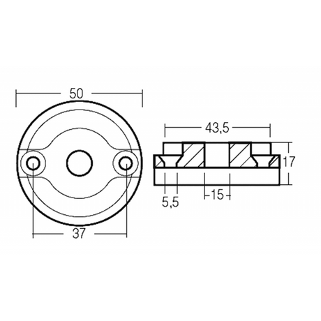 Tecnoseal Rondella Vetus 35/55 03506