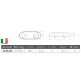 Placa de zinc Tecnoseal 00940