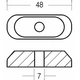 Tecnoseal Piastrina 2 Hp 9, 9-15 Hp 4T 01210