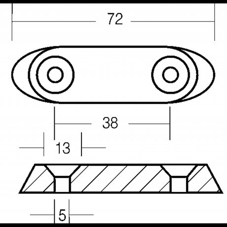 Enrico Polipodio Platte 2-4-6-8 PS 01208 Suzuki Anoden