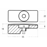 Tecnoseal Piastrina Zn 90-115 Hp Df115-140 01212
