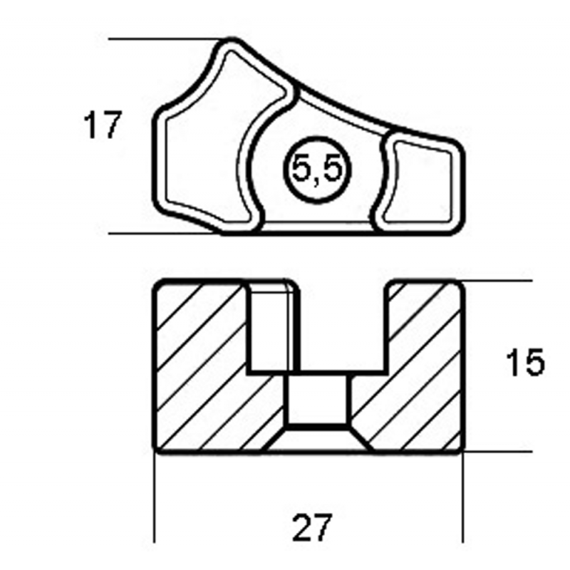 Placa Tecnoseal Yamaha 682-11325-00 01162