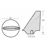 Enrico Polipodio Long Fin Stern Drives 80-140H 00801 Ánodos de Mercury - Mercruiser