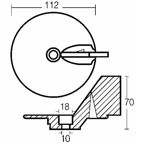 Enrico Polipodio Verstellbare Flosse 00905