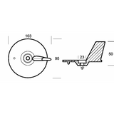 Tecnoseal Pinna In Zinco 25-50 Hp 01403