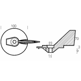Enrico Polipodio Fin 130/205/230/260 PS 01119 Anoden Yamaha - Mariner