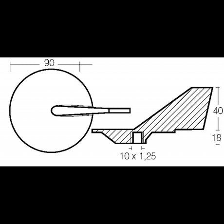 Enrico Polipodio 40/90 PS Zinkflosse 01104 Yamaha Anoden – Mariner