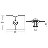 Tecnoseal 4T Zink-Motorplatte 01135