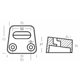 Tecnoseal OMC Zinkplatte 00922