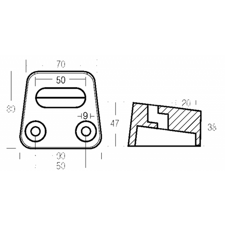 Tecnoseal Placca Omc In Zinco 00922