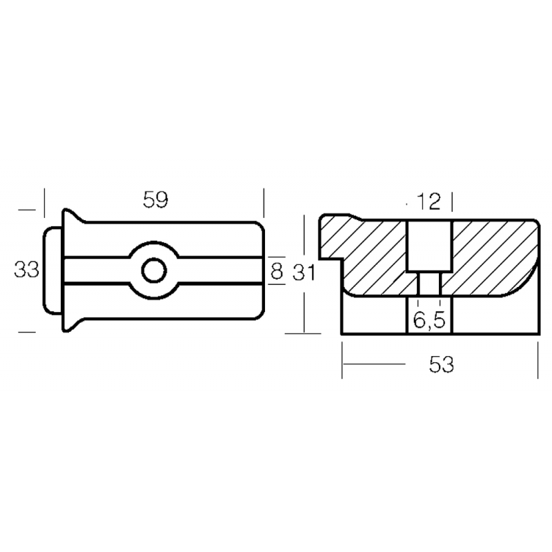 Enrico Polipodio Sea Drive Plate 00711 Ánodos Volvo Penta